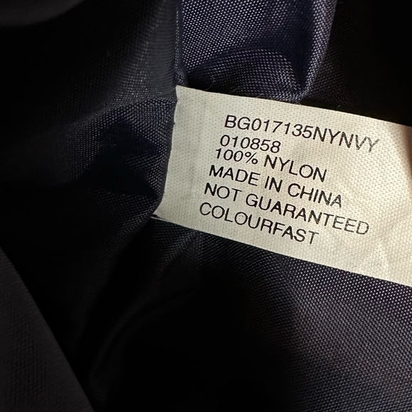 Kookai navy blue nylon shoulder bag - Picture 4 of 6